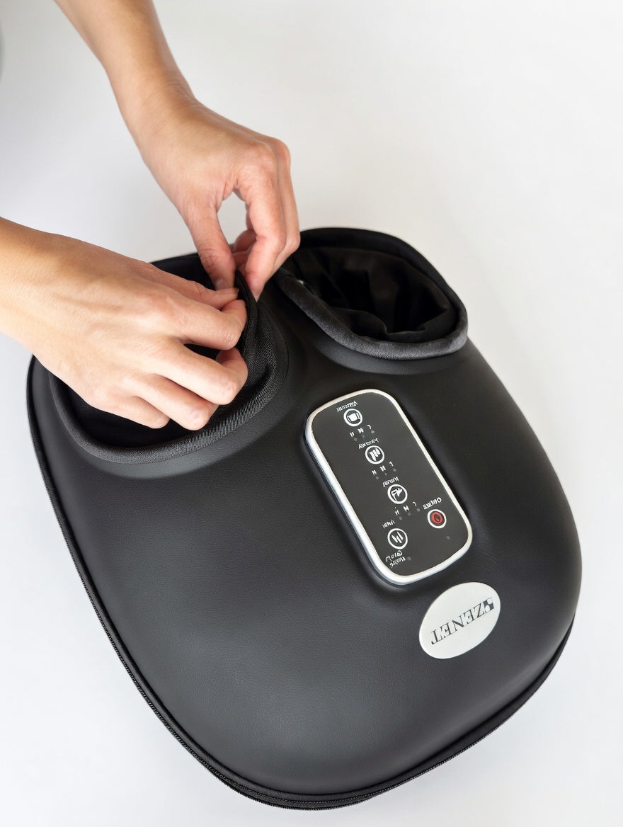 Elektryczny masażer do stóp ZENET ZET-761, z akupresurą i pilotem