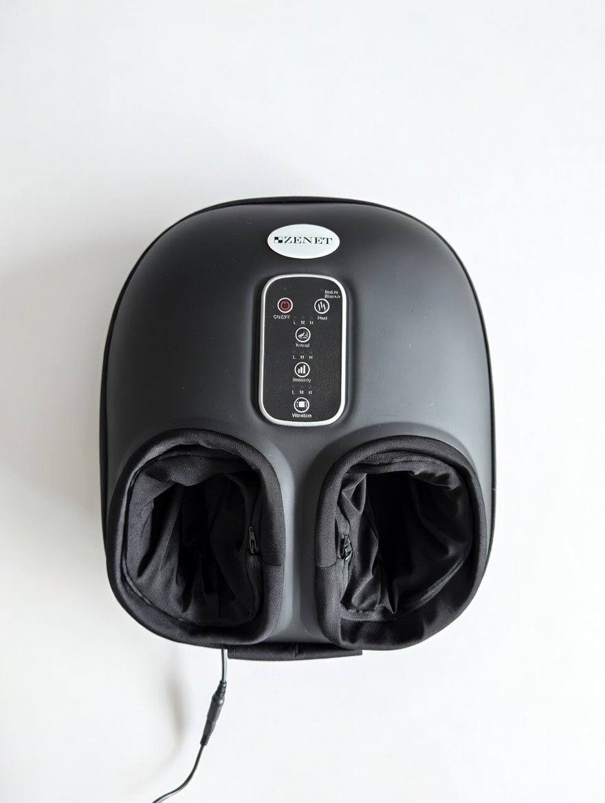 Elektryczny masażer do stóp ZENET ZET-761, z akupresurą i pilotem