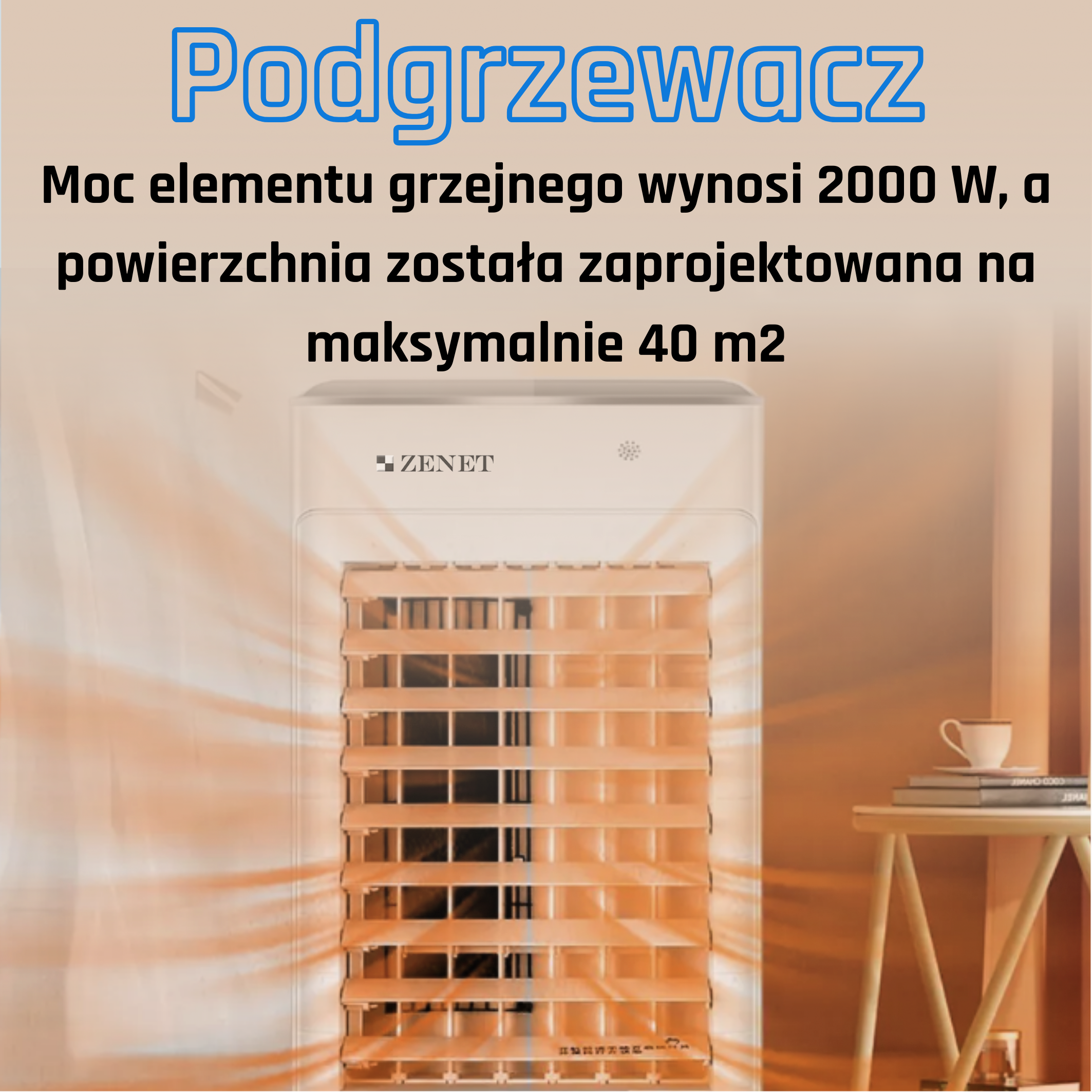 Przenośny Klimatyzator Zenet ZET-480