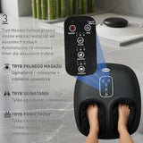 Elektryczny masażer do stóp ZENET ZET-761, z akupresurą i pilotem