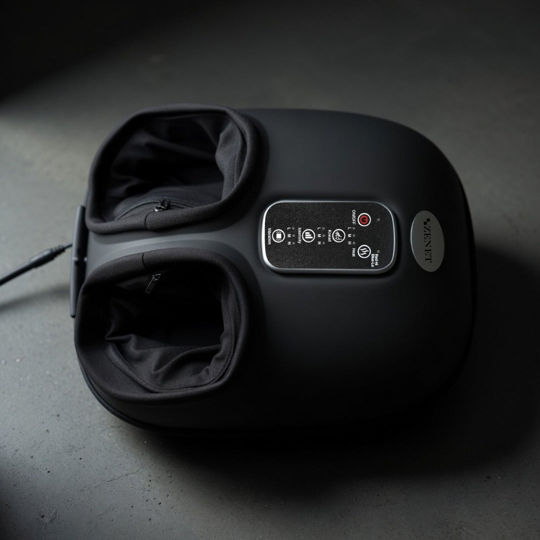 Elektryczny masażer do stóp ZENET ZET-761, z akupresurą i pilotem